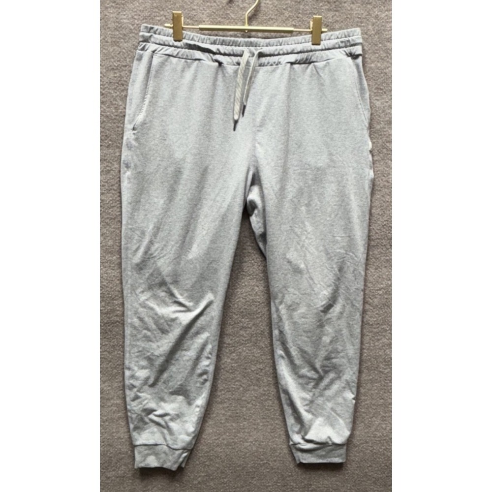 Vuori Performance Jogger Womens Large  Gray Heather‎ High Rise Sweatpants VW303